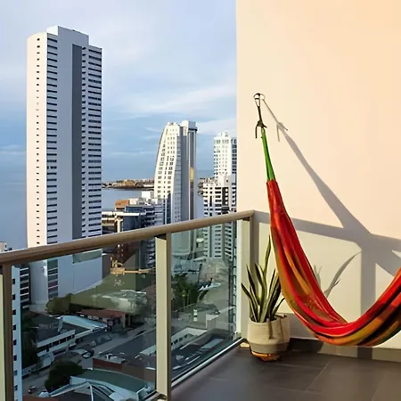 Bocagrande | Fresh & Modern 1br W/seaside View Apartamento *