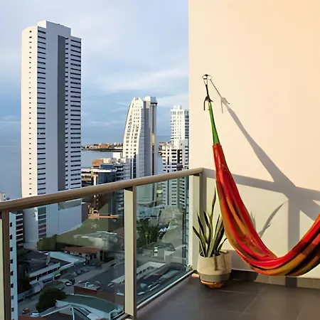 Apartamento Bocagrande | Fresh & Modern 1br W/seaside View Cartagena