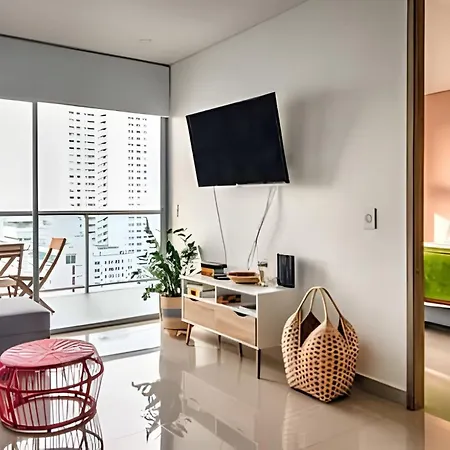 Bocagrande | Fresh & Modern 1br W/seaside View Cartagena