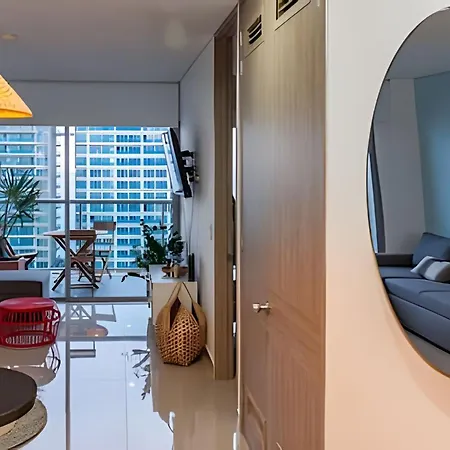 Bocagrande | Fresh & Modern 1br W/seaside View Apartamento