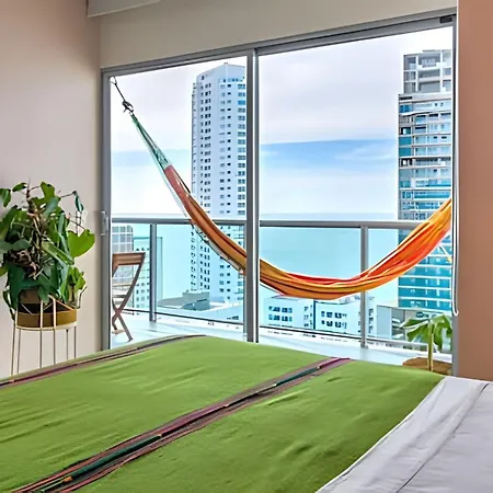 Bocagrande | Fresh & Modern 1br W/seaside View